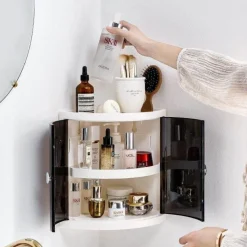 The Blissful Bath Badezimmer-Eckbadezimmer-Organizer – platzsparendes Aufbewahrungsregal