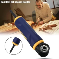 Cozy Living Heimwerkzeuge-Eckbohrerverlängerung mit rechtem Winkel - Universelles Bohrwerkzeugzubehör