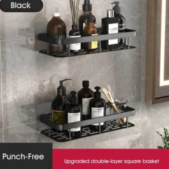 Tom Küche & Esszimmer-Eck-Duschregal – Organisierter Halter für Badezimmershampoo und Zubehör