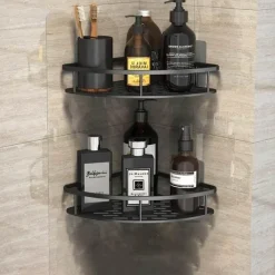 Tom Küche & Esszimmer-Eck-Duschregal – Organisierter Halter für Badezimmershampoo und Zubehör