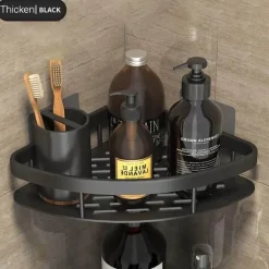 Tom Küche & Esszimmer-Eck-Duschregal – Organisierter Halter für Badezimmershampoo und Zubehör