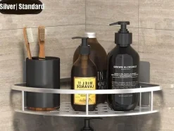 Tom Küche & Esszimmer-Eck-Duschregal – Organisierter Halter für Badezimmershampoo und Zubehör