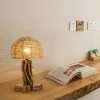 Glow u0026 Shade Beleuchtung-Eco-Friendly NaturalWeave Table Lamp - Sustainable Design