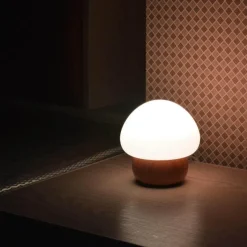 Comfort u0026 Style Beleuchtung-Eco-Friendly Wooden Mushroom Lamp - LED Accent Night Light
