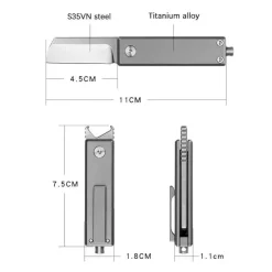 The Outdoor Vault Camping-Werkzeuge|Camping Im Freien-EDC-Überlebensmesser – Elite-Fensterbrecher