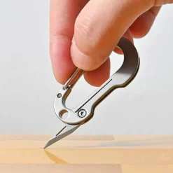 The Outdoor Vault Camping-Werkzeuge|Camping Im Freien-EDC-Schlüsselanhänger-Multifunktionsmesser aus Titanlegierung