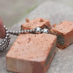 Cozy Living Camping Im Freien|Outdoor & Garten-Edelstahl-Armband-Halskette zur Selbstverteidigung – EDC-Überlebensausrüstung