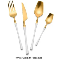 Cutlery Craft Küche & Esszimmer-Edelstahl-Besteckset – Modernes, elegantes Essbesteck