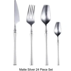 Cutlery Craft Küche & Esszimmer-Edelstahl-Besteckset – Modernes, elegantes Essbesteck
