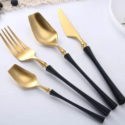 Cutlery Craft Küche & Esszimmer-Edelstahl-Besteckset – Modernes, elegantes Essbesteck
