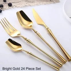 Cutlery Craft Küche & Esszimmer-Edelstahl-Besteckset – Modernes, elegantes Essbesteck
