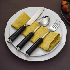 Feast u0026 Flair Küche & Esszimmer-Edelstahl-Besteckset - Tafelbesteck Gabel Messer Löffel