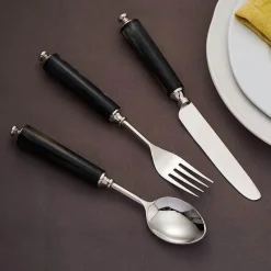 Feast u0026 Flair Küche & Esszimmer-Edelstahl-Besteckset - Tafelbesteck Gabel Messer Löffel