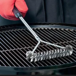 Adventure Basecamp Camping Im Freien|Küche & Esszimmer-Edelstahl-Grillbürste – Hochleistungsreiniger für Grills