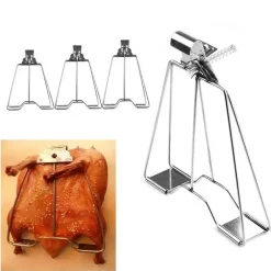 Tom Küche & Esszimmer-Edelstahl-Grillspieße – Grillklammern für Fisch und Geflügel