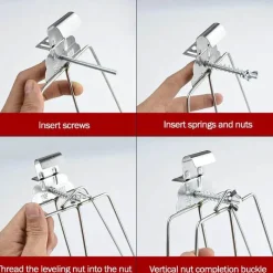 Tom Küche & Esszimmer-Edelstahl-Grillspieße – Grillklammern für Fisch und Geflügel