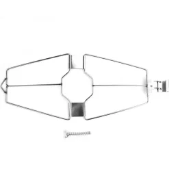 Tom Küche & Esszimmer-Edelstahl-Grillspieße – Grillklammern für Fisch und Geflügel