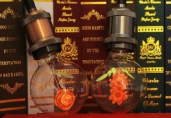 The Gilded Nest Beleuchtung-Edison-Glühbirne Love Lamp - Dekorative Vintage-Beleuchtungsvorrichtung