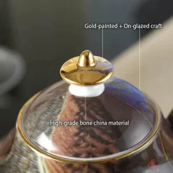 Feast u0026 Flair Küche & Esszimmer-Edle Teekanne aus Bone China – Europäisches Porzellan für Teeliebhaber