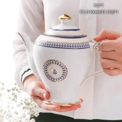 Feast u0026 Flair Küche & Esszimmer-Edle Teekanne aus Bone China – Europäisches Porzellan für Teeliebhaber