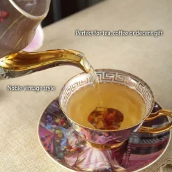 Feast u0026 Flair Küche & Esszimmer-Edle Teekanne aus Bone China – Europäisches Porzellan für Teeliebhaber