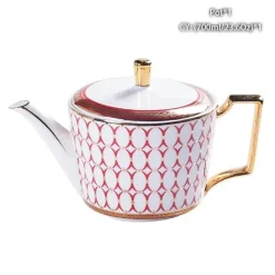 Feast u0026 Flair Küche & Esszimmer-Edle Teekanne aus Bone China – Europäisches Porzellan für Teeliebhaber