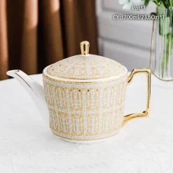 Feast u0026 Flair Küche & Esszimmer-Edle Teekanne aus Bone China – Europäisches Porzellan für Teeliebhaber