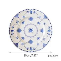 Elegance at the Table Küche & Esszimmer-Edler Keramik-Essteller – Stilvoller Steak-Salatteller