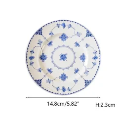 Elegance at the Table Küche & Esszimmer-Edler Keramik-Essteller – Stilvoller Steak-Salatteller