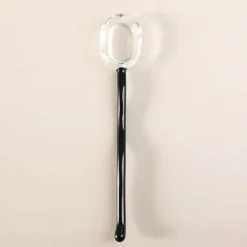 Plates u0026 More Küche & Esszimmer-Edles Dessertlöffel-Set aus Glas – Stilvolles Servierbesteck für Desserts