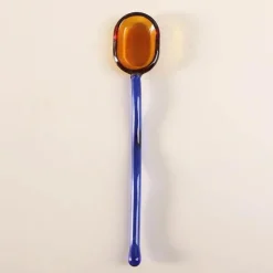 Plates u0026 More Küche & Esszimmer-Edles Dessertlöffel-Set aus Glas – Stilvolles Servierbesteck für Desserts