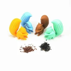 The Cozy Mug Küche & Esszimmer-Eichhörnchen-Tee-Ei – süßes Teesieb