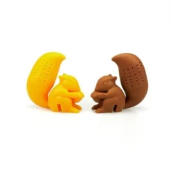 The Cozy Mug Küche & Esszimmer-Eichhörnchen-Tee-Ei – süßes Teesieb
