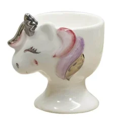 The Decor Haven Küche & Esszimmer-Eierhalter-Set aus Keramik – süße Frühstückshalter in Tierform, 2 Stück