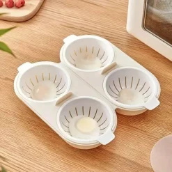 The Culinary Kit Küche & Esszimmer-Eierkocher für die Mikrowelle – langlebiger Eierkocher mit doppeltem Platzbedarf