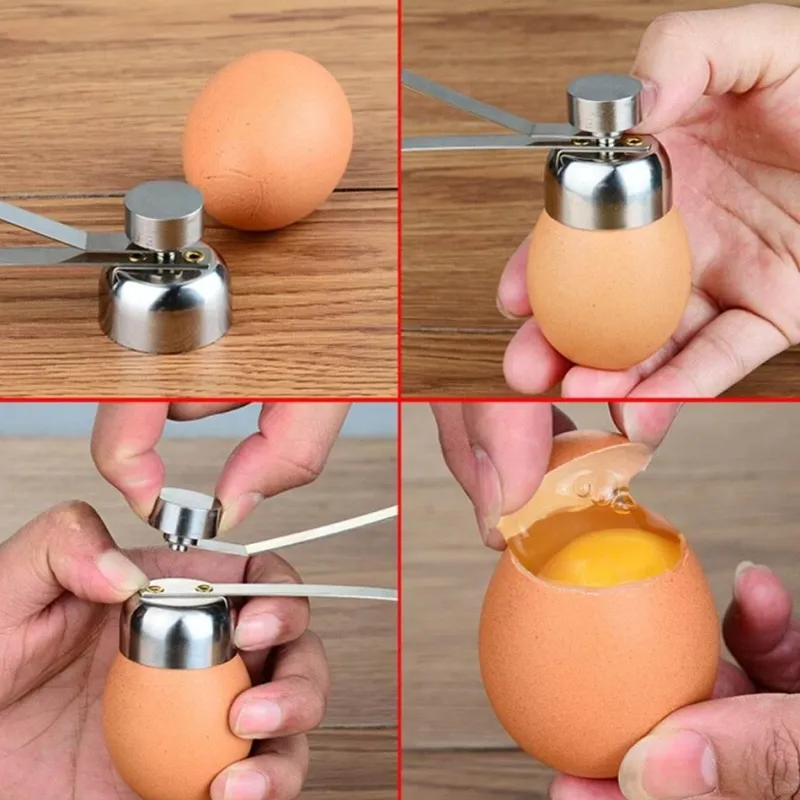 The Culinary Kit Küche & Esszimmer-Eierschalenöffner – Eierknacker-Werkzeug aus Edelstahl