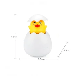 The Decor Haven Babyspielzeug|Badezimmer-Eiförmiges Wassersprinkler-Badespielzeug für Babys