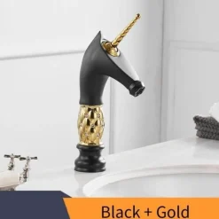 The Culinary Kit Küche & Esszimmer-Einhorn-Badezimmerarmatur – Kreative Einzelwaschbeckenarmatur