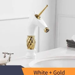 The Culinary Kit Küche & Esszimmer-Einhorn-Badezimmerarmatur – Kreative Einzelwaschbeckenarmatur