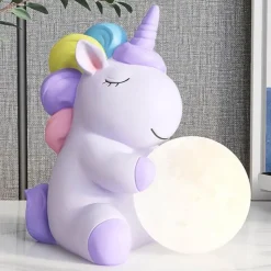 Bright Accents Beleuchtung-Einhorn-Nachtlicht - Dekorative Lampe fürs Kinderzimmer