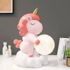 Bright Accents Beleuchtung-Einhorn-Nachtlicht - Dekorative Lampe fürs Kinderzimmer