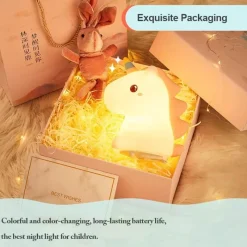 Bright Accents Beleuchtung-Einhorn-Nachtlichtlampe für Kinder – sanft leuchtendes Dekor für das Kinderzimmer