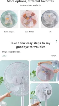 Comfort u0026 Style Gadgets Für Zuhause-Einklemmschutz für Lüfter – kindersicherer Lüfterschutz