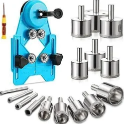 Cozy Living Heimwerkzeuge-Einstellbarer Diamantbohrer-Sucher - Bohrführungs-Werkzeugsatz