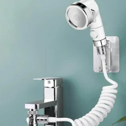 The Blissful Bath Badezimmer-Einstellbarer Hochdruck-Wasserhahn-Verlängerungskopf