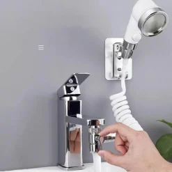 The Blissful Bath Badezimmer-Einstellbarer Hochdruck-Wasserhahn-Verlängerungskopf