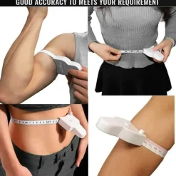 The Relaxation Nook Fitness-Gadgets|Gesundheits- Und Entspannungstools-Einstellbares, selbstspannendes Messlineal – Werkzeug zur Körpermessung