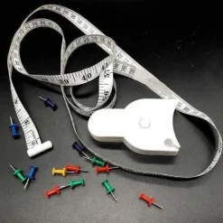 The Relaxation Nook Fitness-Gadgets|Gesundheits- Und Entspannungstools-Einstellbares, selbstspannendes Messlineal – Werkzeug zur Körpermessung