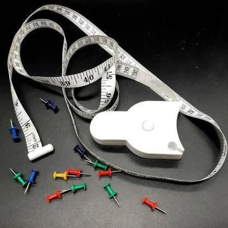 The Relaxation Nook Fitness-Gadgets|Gesundheits- Und Entspannungstools-Einstellbares, selbstspannendes Messlineal – Werkzeug zur Körpermessung