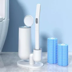 The Blissful Bath Badezimmer-Einweg-Toilettenbürstenset – Magisches Reinigungswerkzeug